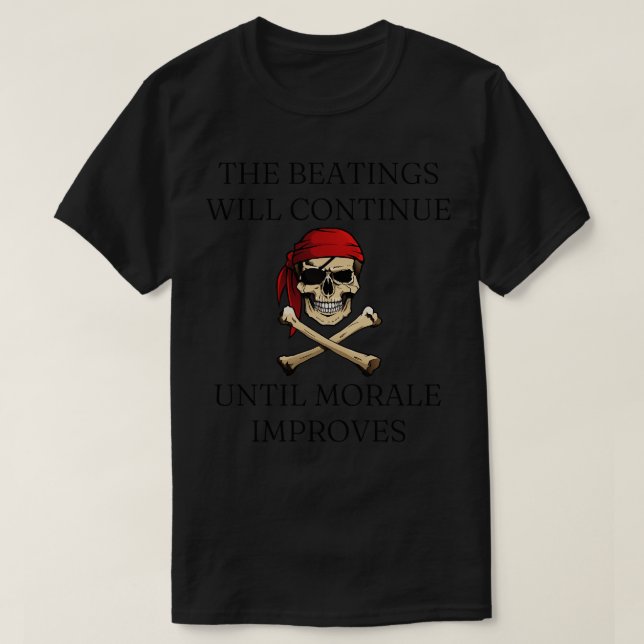 T-shirt Les Passages Se Poursuivront Jusqu'À Ce Que Le Mor (Design devant)