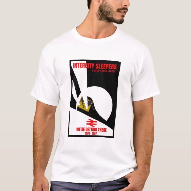 T-shirt Les passionnés de train ferroviaire britannique (Devant)