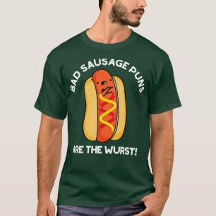 T-shirt Les Pâtes De Saucisson Mauvaises Sont Le Pun De No