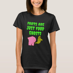 T-shirt Les Pâtes Ne Sont Que Des Fantômes Alimentaires