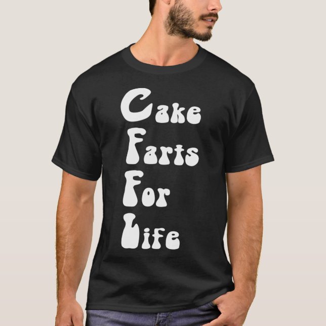 T-shirt Les pâtisseries pour la vie (Devant)