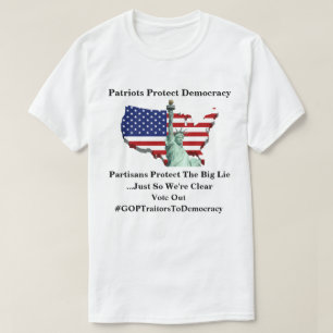 T-shirt Les patriotes protègent la démocratie