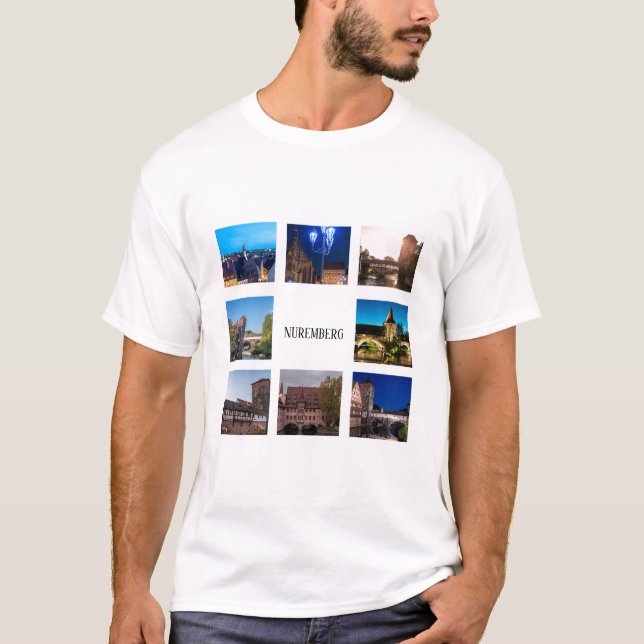 T-shirt Les paysages de Nuremberg (Devant)