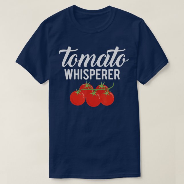 T-shirt Les paysans du jardin de Whisperer Tomato (Design devant)