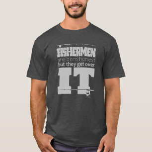 T-shirt Les pêcheurs sont des graphiques vectoriels évolut
