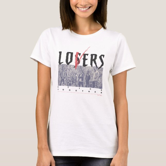 T-shirt Les perdants s'accrochent (Devant)