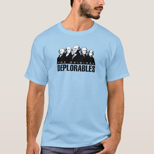 T-shirt Les Pères Fondateurs - Les Déplorables Originaux (Devant)