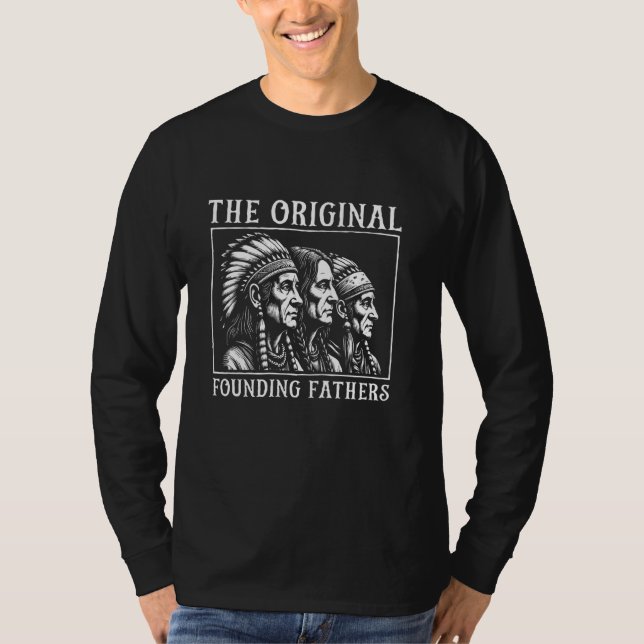 T-shirt Les Pères Fondateurs Originels - Autochtones - Ind (Devant)