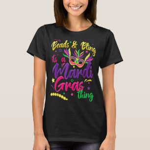 T-shirt Les perles et la lessive C'est un Mardi Gras Thing