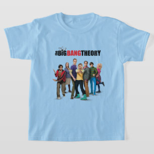 T-shirt Les personnages de la théorie du Big Bang