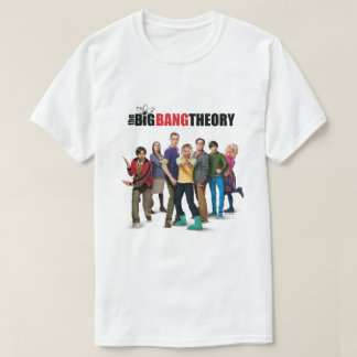 T-shirt Les personnages de la théorie du Big Bang