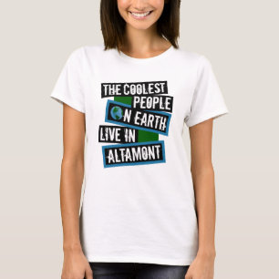 T-shirt Les Personnes les Plus Cool de la Terre Vivent à A