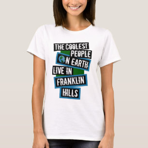 T-shirt Les personnes les plus cool sur Terre vivent à Fra