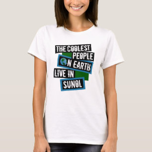 T-shirt Les Personnes les Plus Cool sur Terre Vivent à Sun