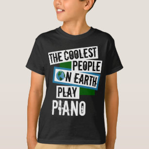 T-shirt Les personnes les plus fraîches sur le piano de