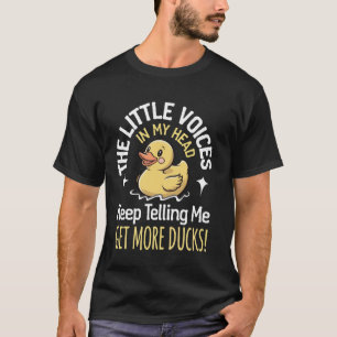 T-shirt Les petites voix dans ma tête n'arrêtent pas de me