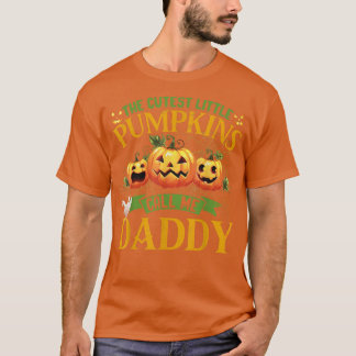 T-shirt Les Petits Citrouilles Les Plus Cuttes M'Appelent 