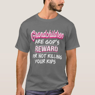 T-shirt Les petits-enfants sont la récompense de Dieu pour