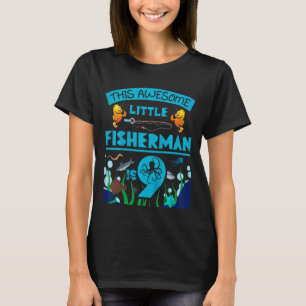 T-shirt Les petits pêcheurs sont maintenant 9 pêche à la m