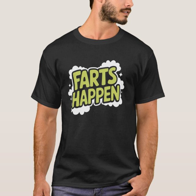 T-shirt Les pets arrivent (Devant)