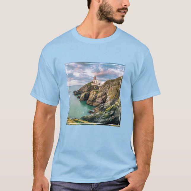 T-shirt Les phares | Baily Lighthouse Dublin, Irlande (Devant)