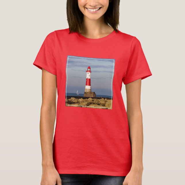 T-shirt Les phares | Beachy Head Lighthouse England (Devant)