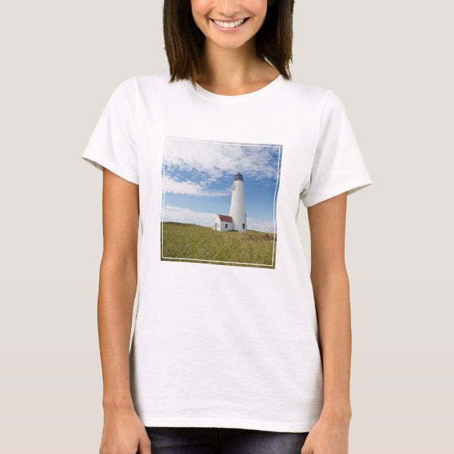 T-shirt Les phares | Massachusetts de phare (Devant)