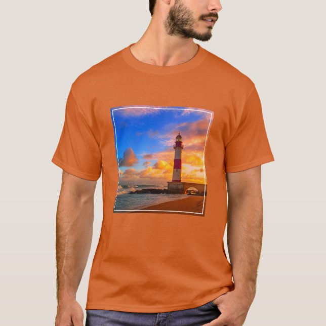 T-shirt Les phares | Phare d'Itapuã Brésil (Devant)
