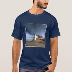 T-shirt Les phares   Point Betsie Lake Michigan