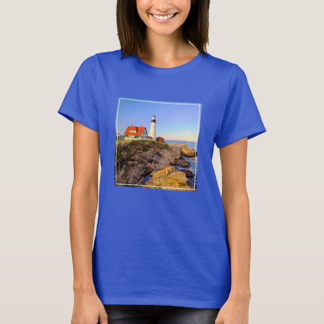 T-shirt Les phares | Rockport Lighthouse Maine (Devant)