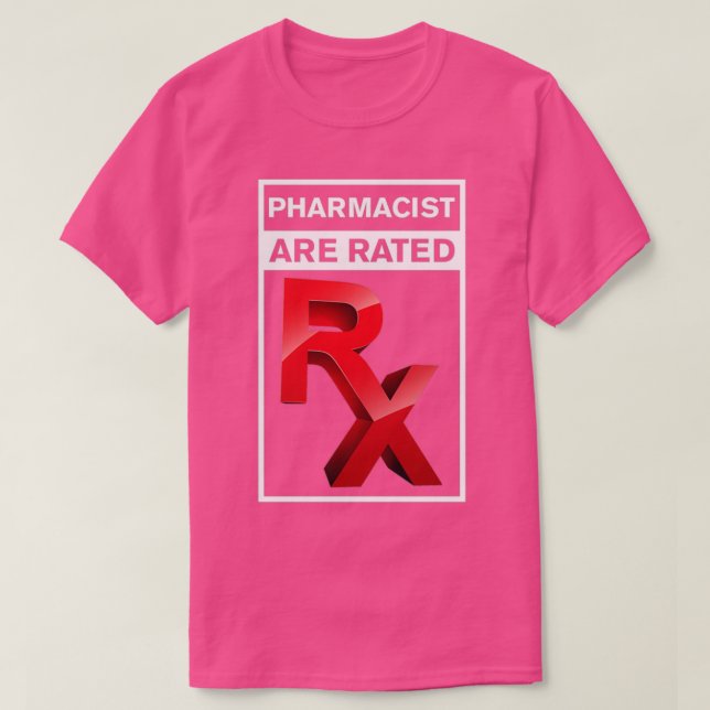 T-shirt Les pharmaciens sont classés (Design devant)