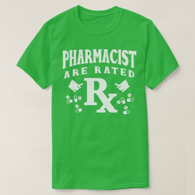 T-shirt Les Pharmaciens Sont Évalués Rx Technicien En Phar (Design devant)