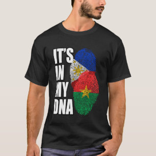 T-shirt Les Philippines Et Le Burkinabé Mélangent Le Patri