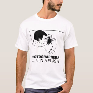 T-shirt les photographes le font en un éclair