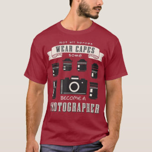 T-shirt Les photographes rétro sont des héros