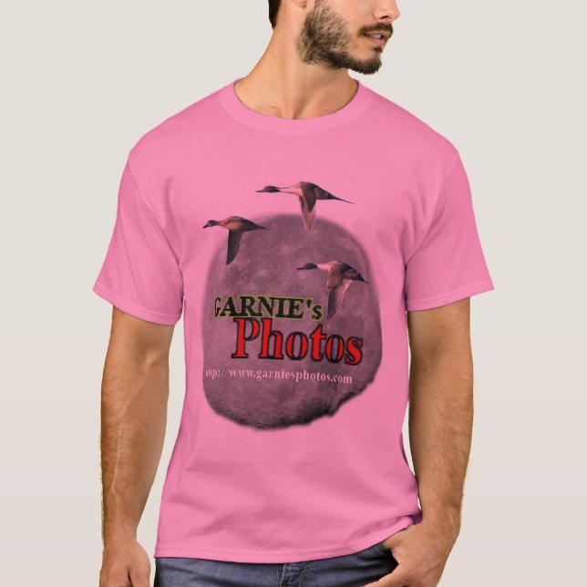 T-shirt Les photos de Garnie - lune de canard pilet (Devant)