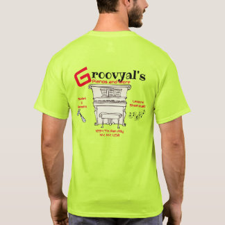 T-shirt Les pianos de Groovyal