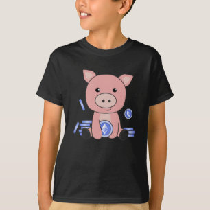 T-shirt Les pièces de l'Ethereum Piggy Bank Hodl tiennent