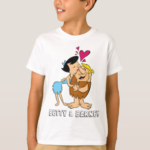 T-shirt Les Pierrafeu Betty Kissing Barney
