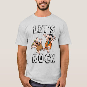 T-shirt Les Pierrafeu Fred & Barney - Let's Rock