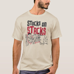T-shirt Les Pierrafeu   Fred & Barney - Stacks on Stacks
