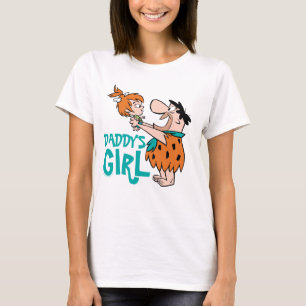 T-shirt Les Pierrafeu Fred & Pebbles - Daddy's Girl