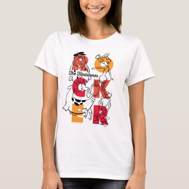 T-shirt Les Pierrafeu | ROCKER (Devant)