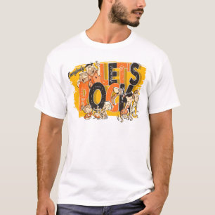 T-shirt Les Pierrafeu  Tout le monde, on fait le rock