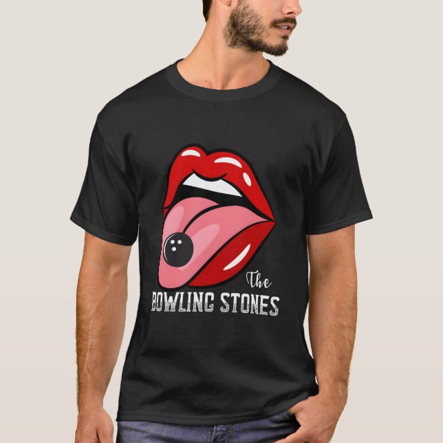 T-shirt Les Pierres De BowlingAmuse Best Bowling Team (Devant)