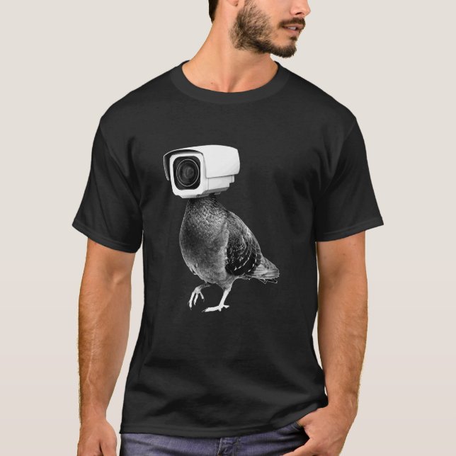 T-shirt Les pigeons ne sont pas réels (Devant)