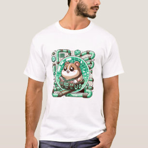 T-shirt Les pilotes d'hamster au futurisme