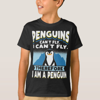 T-shirt Les pingouins ne peuvent pas voler drôle Garçons d