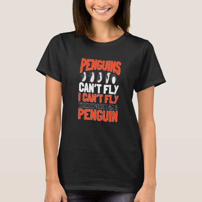 T-shirt Les pingouins ne peuvent pas voler empereur Sea Bi (Devant)