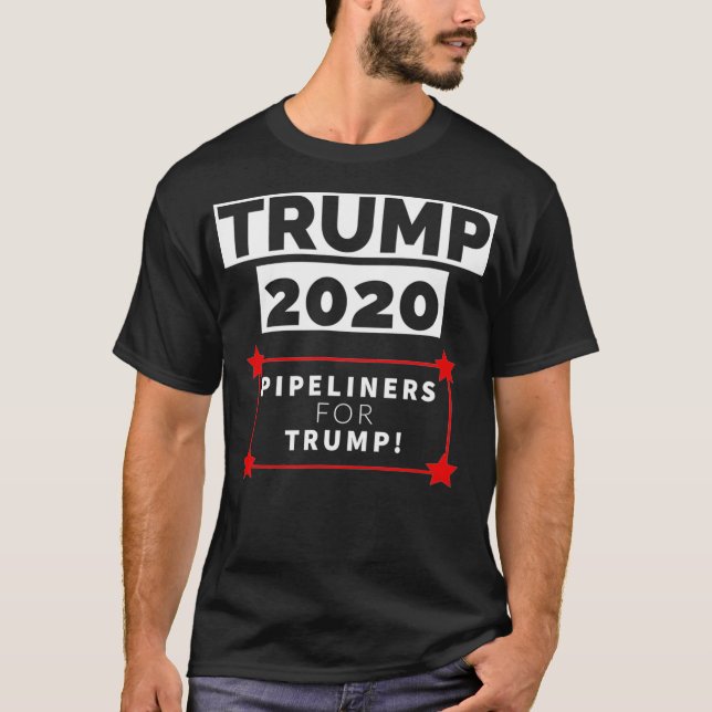 T-shirt Les pipelines pour Trump (Devant)